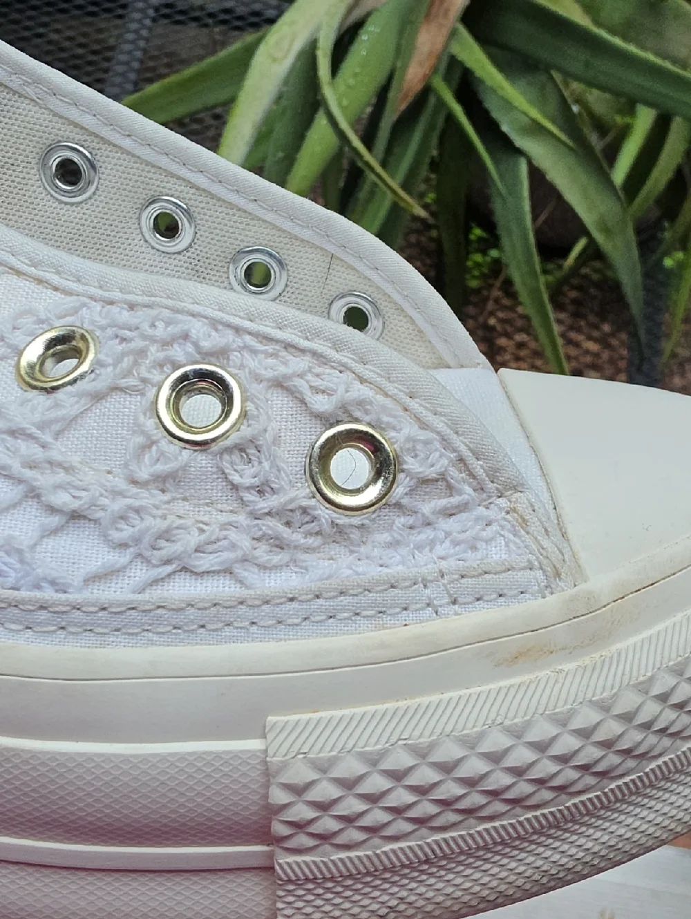 Womens Converse Chuck Taylor All Star Lift Platform Daisy Cord Ox US 9.5 A05007C